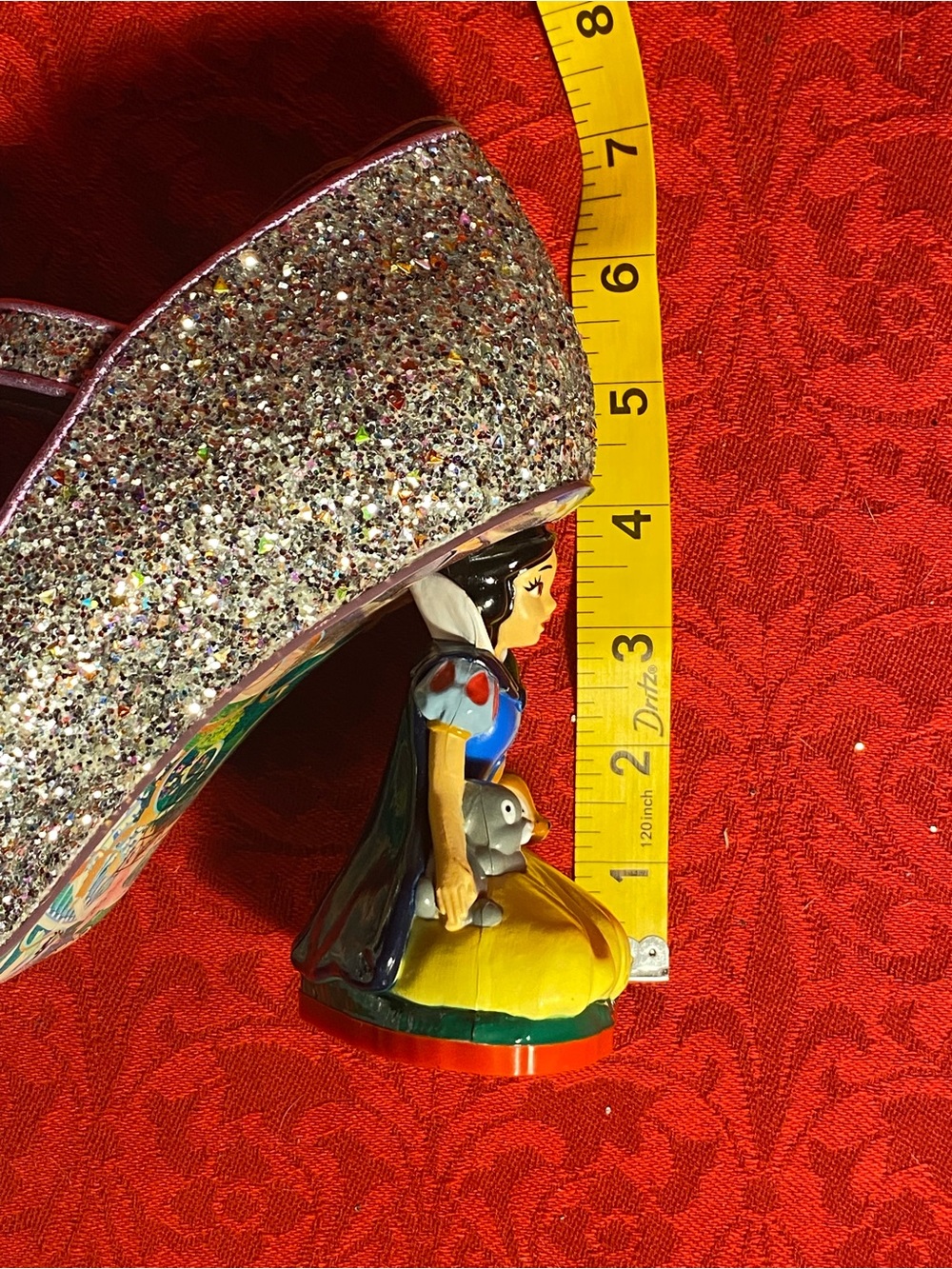 Irregular Choice, Disney Princess “7 is Company” sparkly pumps,Snow White heels - Picture 14 of 16